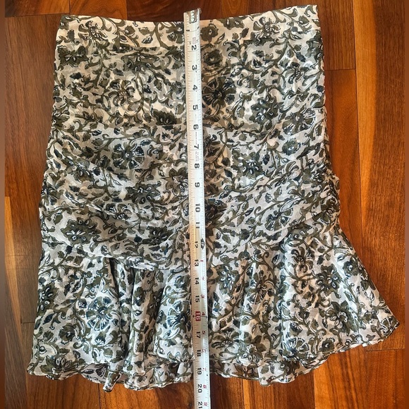 NWOT Veronica Beard Taras Mini Skirt in Off-White Multi; Size 2 - Picture 8 of 10